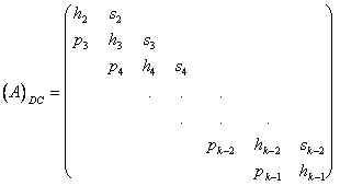 Aufbau der Jacobi-Matrix