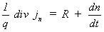 KontinuitÃ¤tsgleichung der Elektronen